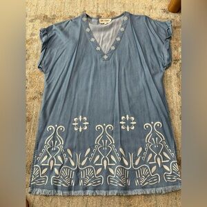 Size Large - Women Denim Tunic